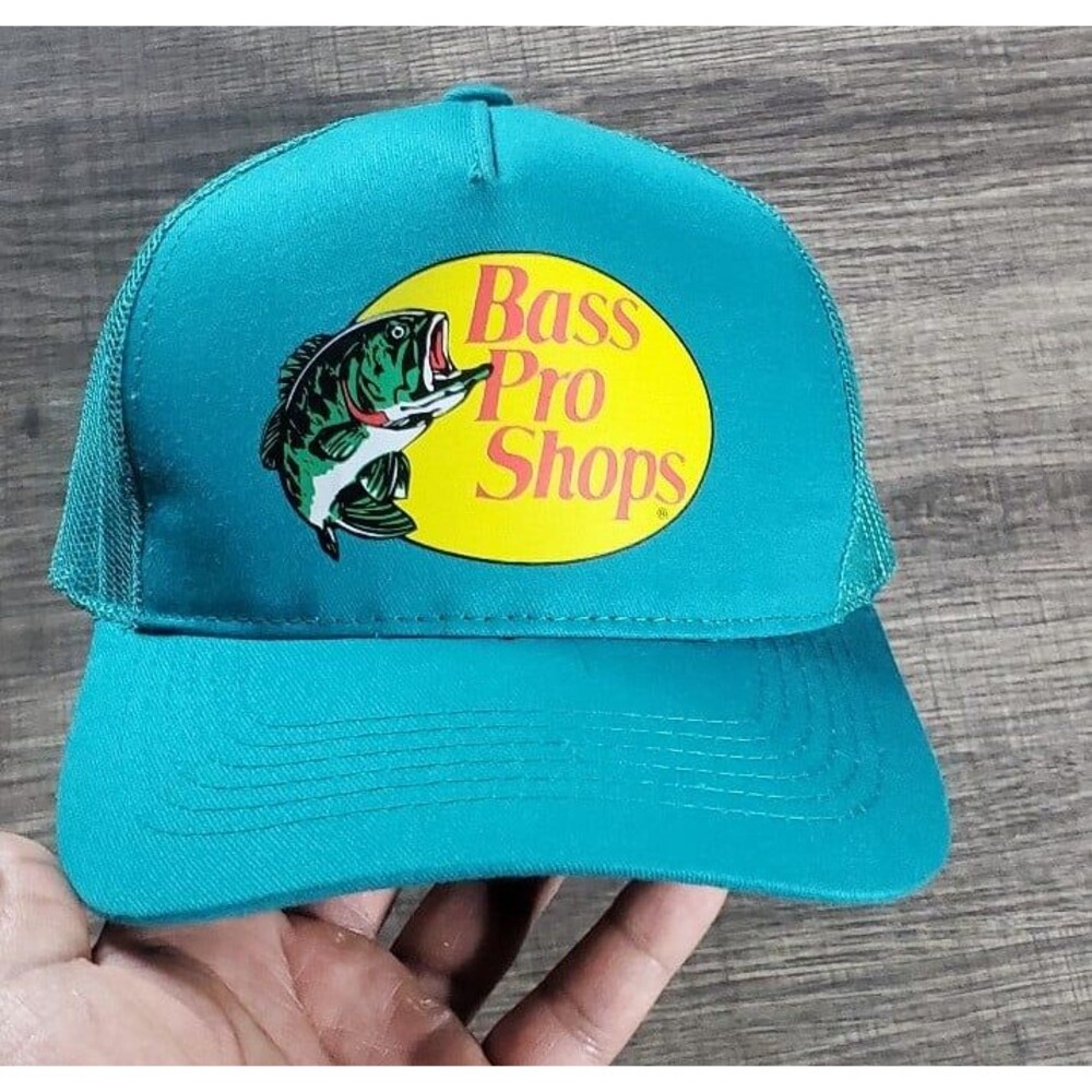 Bass ProBass Pro Shops Hat Outdoor Fishing Baseball Trucker Mesh Cap Adjustable